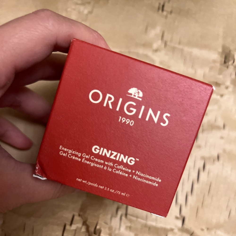 ORIGINS 1990 Ginzing Energizing Gel Cream with caffeine + niacinamide 1.7oz🔥